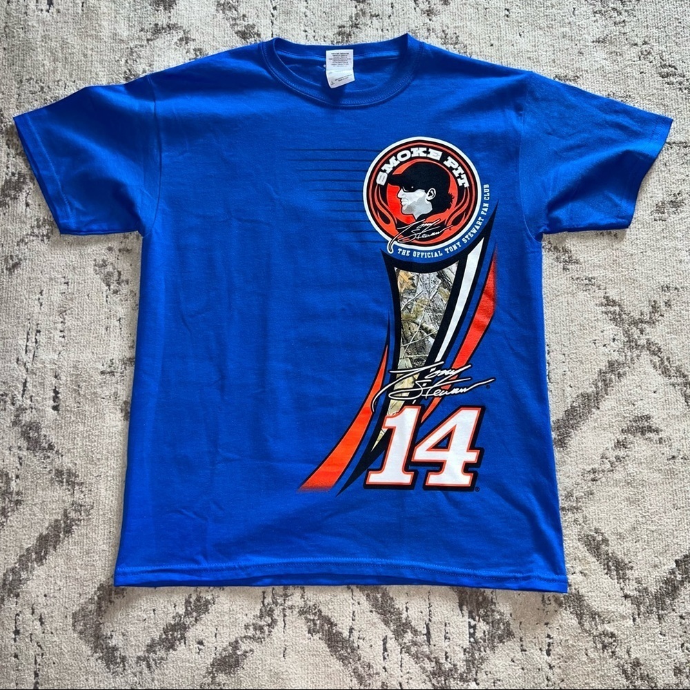 NASCAR Tony Stewart Fan Club Shirt Youth Large